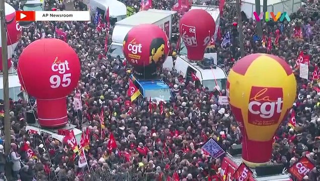 MASSA VS POLISI! Demo Pecah di Kota-kota Prancis