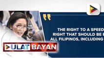 Ilang senador, naghayag ng reaksiyon matapos mapalaya ang dating aid ni Chief Presidential Legal Counsel Juan Ponce Enrile na si Gigi Reyes