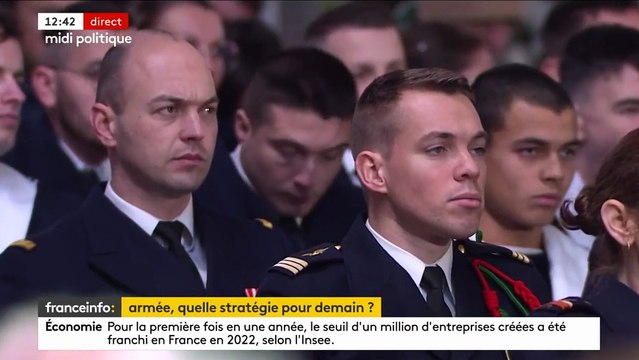 Les armées françaises bénéficieront d'un budget de 400 milliards d'euros sur la période 2024-2030, annonce le président Emmanuel Macron - Regardez