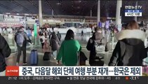 중국, 다음 달 해외 단체여행 부분 재개…한국은 제외