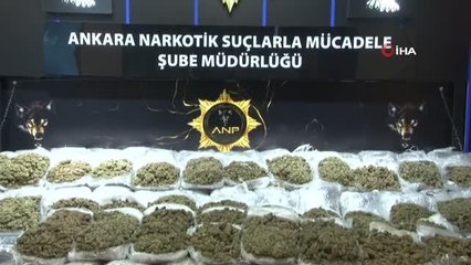 Başkentte yapılan operasyonda 257 kilo 500 gram esrar ele geçirildi