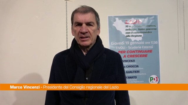 Vincenzi Con Zingaretti Regione Lazio ribaltata, ora più credibile