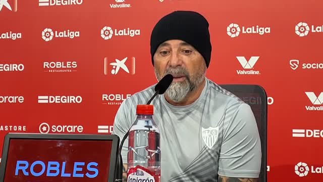 Sampaoli: Lo único que va a sacar al Sevilla de donde está es la unidad, no el reproche