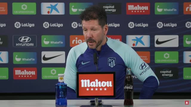 Simeone: Necesitamos tener el compromiso de los futbolistas desde el juego
