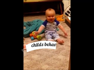 The funny behavior of babies that makes them happy #2