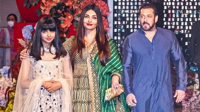 Salman Khan & Aishwarya Rai Attend Anant Ambani's Roka Party