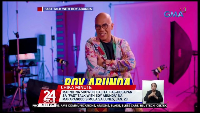 Maiinit na showbiz balita, pag-uusapan sa Fast Talk With Boy Abunda na mapapanood simula sa Lunes, Jan. 23 | 24 Oras