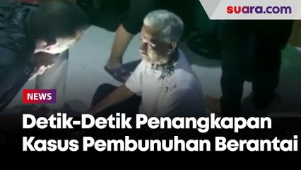 Detik-detik penangkapan tersangka kasus pembunuhan berantai di Cianjur, Jawa Barat