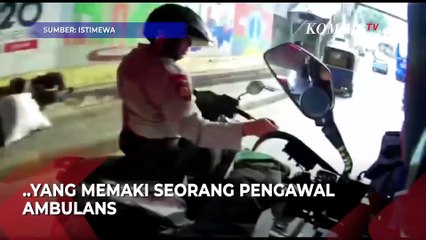 Viral Polisi Acungkan Jari Tengah dan Maki Pengawal Ambulans, Ini Kata Polres Jaksel