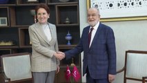 Akşener, Altılı Masa Toplantısından Önce Karamollaoğlu ile Görüştü