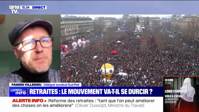 Fabien Villedieu (Sud-Rail): Il ne s'agit pas de se planter et de partir trop vite sur les nouvelles mobilisations contre la réforme des retraites