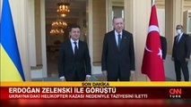 Cumhurbaşkanı Erdoğan, Ukrayna Devlet Başkanı Vladimir Zelenski ile görüştü