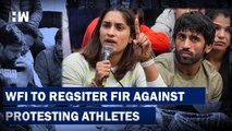 Headlines: WFI To File FIR Against Protesting Athletes: Reports | Wrestler | Brij Bhushan Singh