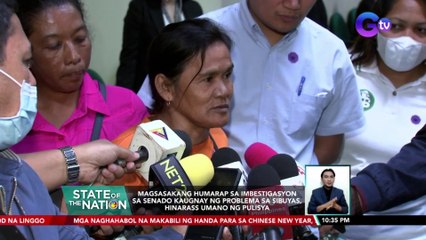 Magsasakang humarap sa imbestigasyon sa Senado kaugnay ng problema sa sibuyas, hinarass umano ng pulisya | SONA