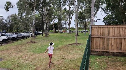 Driver Moves Car That Had Blocked Him In