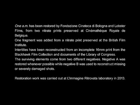 One A.M || 1916 || Charlie Chaplin ( World Class Classic Comedy )