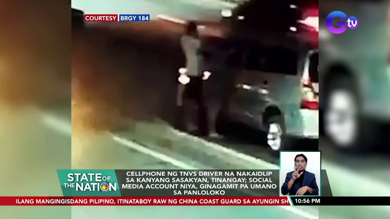 Cellphone ng tnvs driver na nakaidlip sa kanyang sasakyan, tinangay | SONA