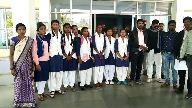 शिक्षक के खिलाफ कार्रवाई की मांग, कलेक्टर को सौंपा ज्ञापन
