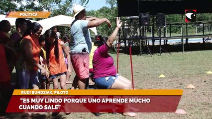 "Es muy lindo porque uno aprende mucho cuando sale"