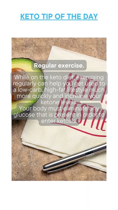 Keto Tip of the Day - Regular Exercises Enhances Keto