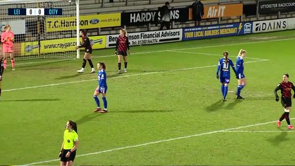 Highlights! _ Leicester City 0-1 Man City _ Man City qualify for the Quarter-Finals of the Conti Cup