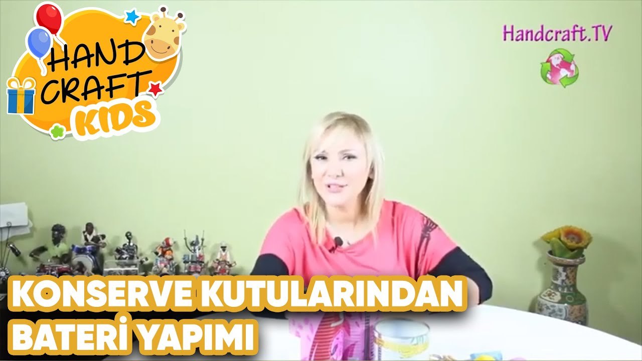 Konserve Kutusundan Bateri Yapımı | Handcraft TV Kids