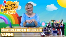 Zincir ve Tokalardan Bileklik Yapımı | Handcraft TV Kids