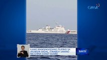Ilang mangingisdang Pilipino sa Ayungin Shoal, itinaboy umano ng China Coast Guard | Saksi