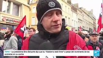 Más de un millón de franceses se manifestaron contra proyecto pensional de Macron