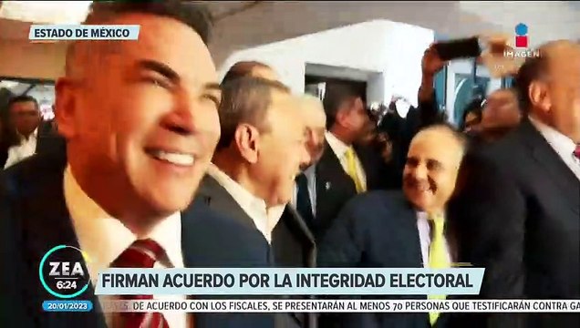 Firman acuerdo por la integridad electoral en las elecciones del Estado de México