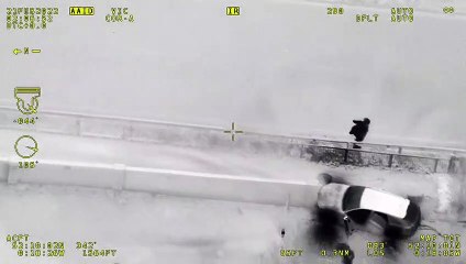 Helicopter footage as ATM ramraid  gang caught