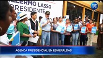 El presidente Guillermo Lasso entregó títulos de propiedad a 635 familias de Esmeraldas
