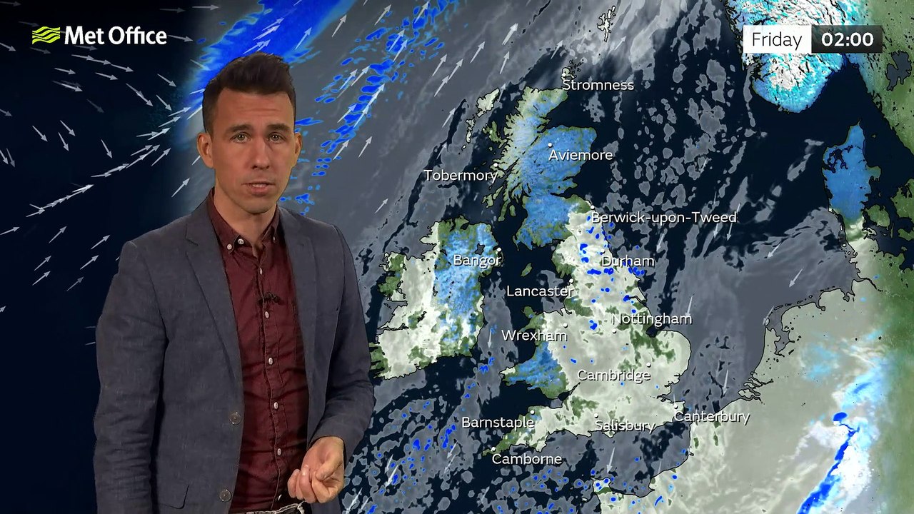 Met Office Afternoon Weather Forecast 26/01/23 - Brighter for many