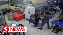 Police nabbed 36-year-old man in Kuching coffeeshop gang robbery case, tracking down another suspect