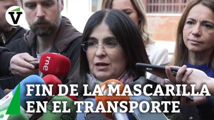 La mascarilla dejará de ser obligatoria en el transporte el 8 de febrero