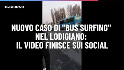 Nuovo caso di "bus surfing" nel Lodigiano: il video finisce sui social