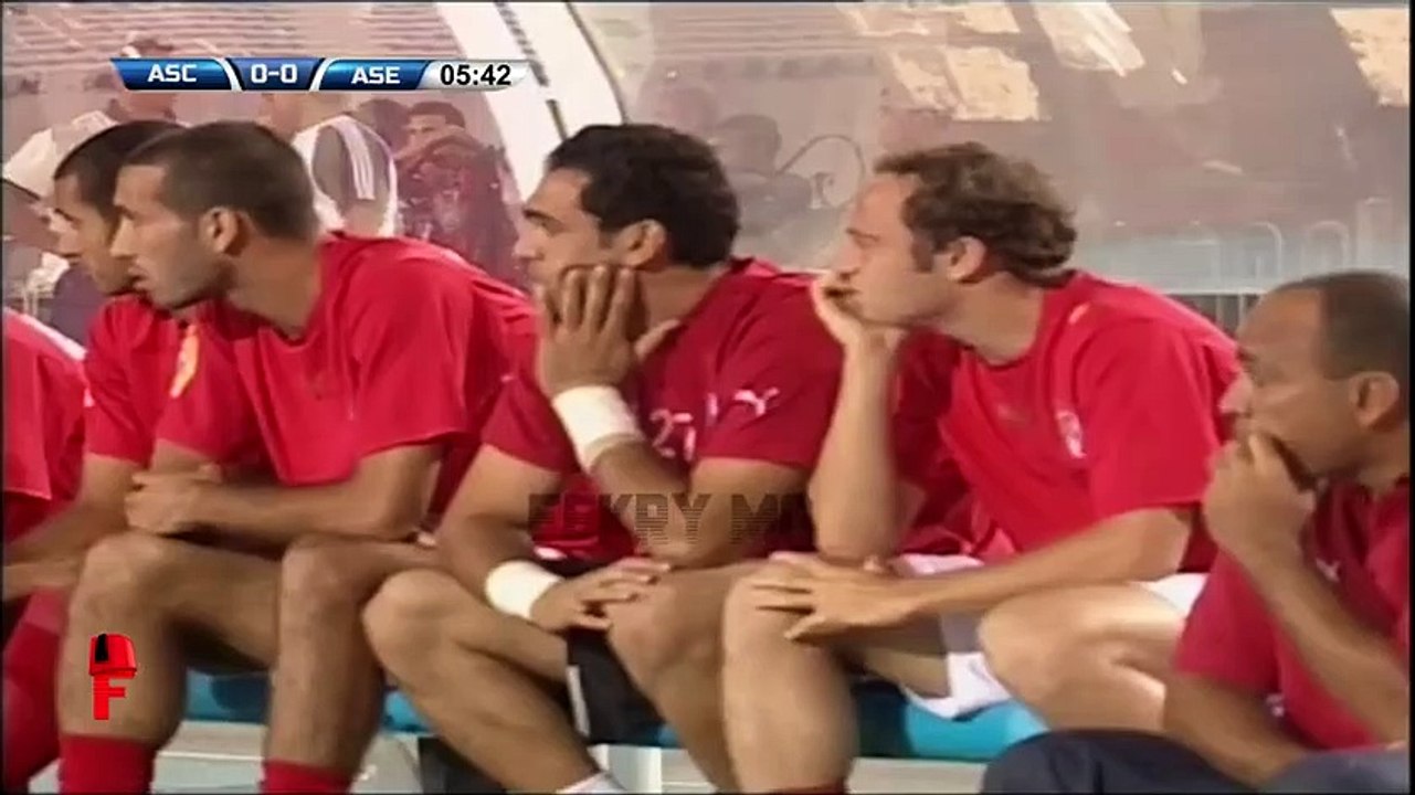 الشوط الاول من مباراة  الاهلي وأسيك ابيدجان الايفواري 2-0 دوري أبطال افريقيا 2007  تعليق أشرف محمود