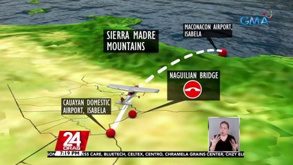 Signal ng cellphone ng isa sa mga sakay ng eroplanong nawala sa Isabela, ginagamit sa pag-detect ng lokasyon nito | 24 Oras