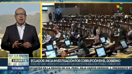 Comisión legislativa de Ecuador investiga casos de corrupción