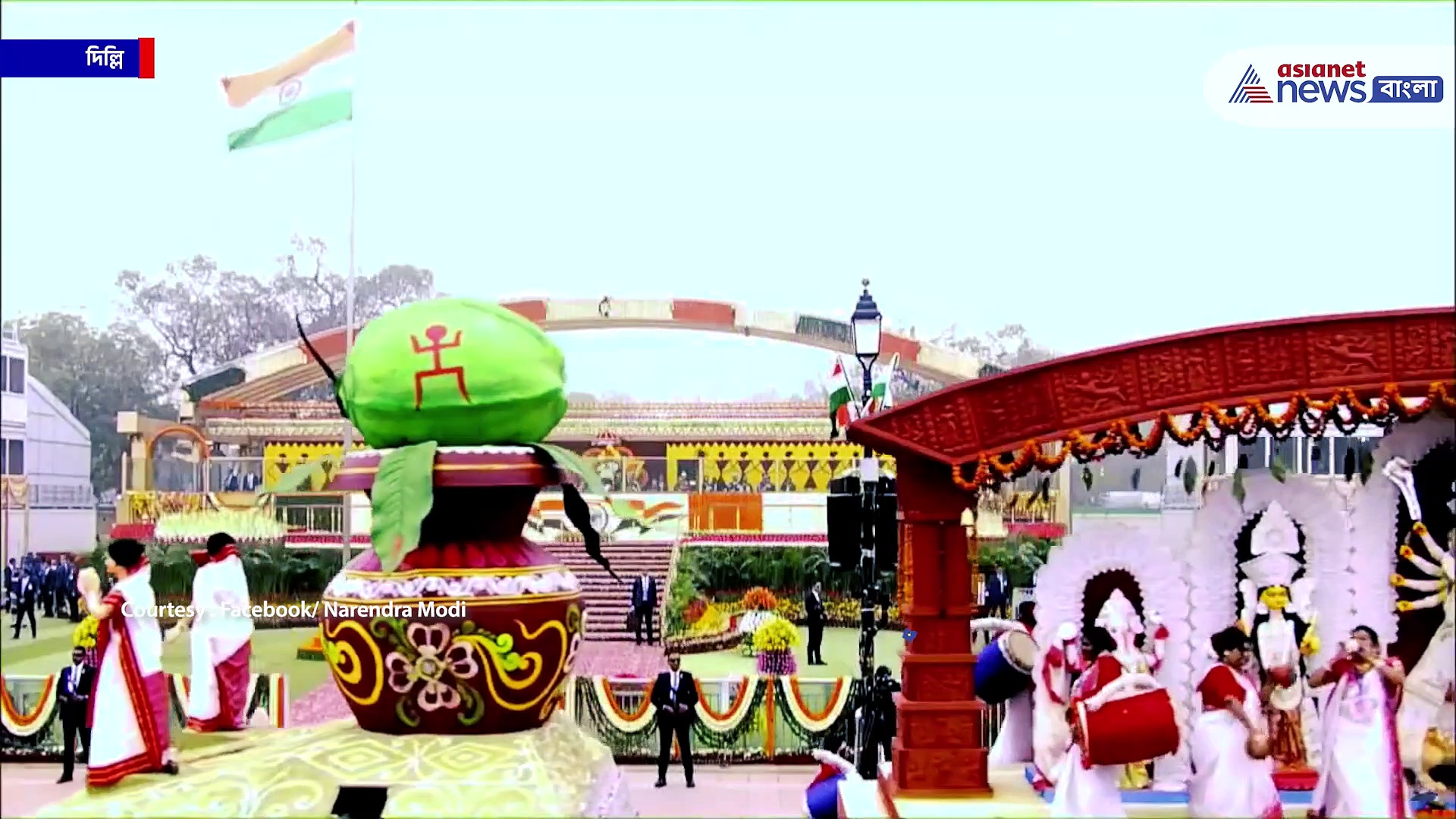 ৭৪তম প্রজাতন্ত্র দিবসে নারীশক্তির জয়জয়কার, একাধিক ট্যাবলো নারীশক্তির প্রদর্শন করছে