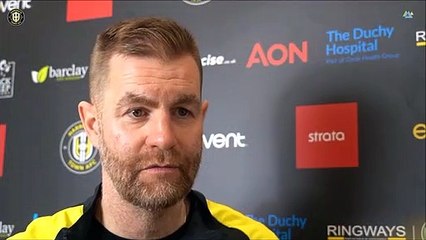Harrogate Town - Interview with manager Simon Weaver