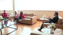 Bedensel Engelliler Spor Federasyonu Başkanı Ergezen, milli takım kampını ziyaret etti