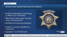 Man shot, injured at corner of Cormack Park in Wasco