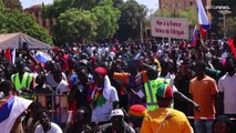 Protesto contra presença francesa no Burkina Faso