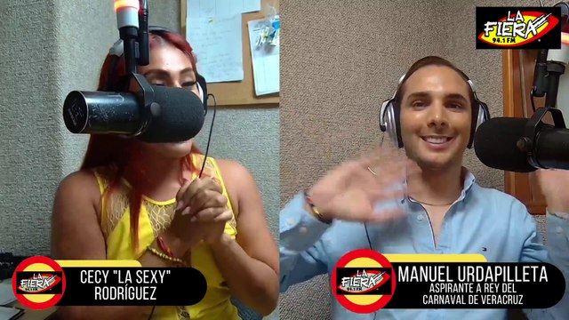 Entrevista con el aspirante a rey del carnaval de Veracruz Manuel Urdapilleta.