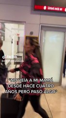 Fue al aeropuerto a buscar a su madre, se confundió y abrazó a una desconocida