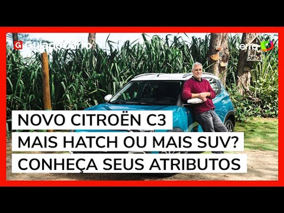 Novo Citroën C3 é um hatch, mas anda como SUV - Vídeo Dailymotion