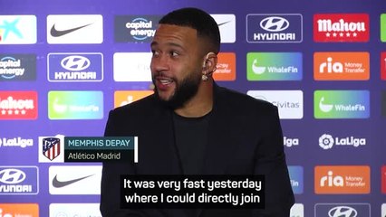 Depay 'eager' to shine at new club Atlético