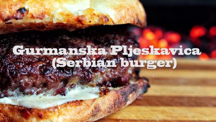 HOW TO MAKE BEST BURGER EVER! - Serbian Pljeskavica - Gurmanska Pljeskavica