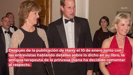 La terapeuta de la princesa Diana habla sobre "límites" tras libro de Harry